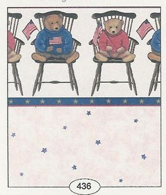 Rocking Chair Bears 436 wal436