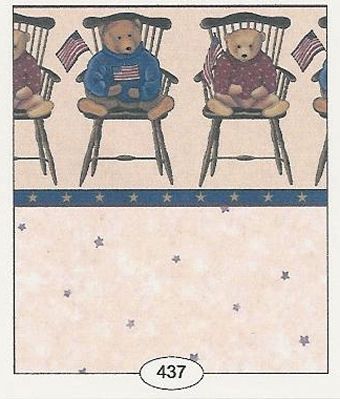 Rocking Chair Bears 437 wal437