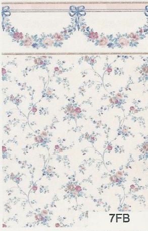 Rose Swag Blue 7F wal7fb