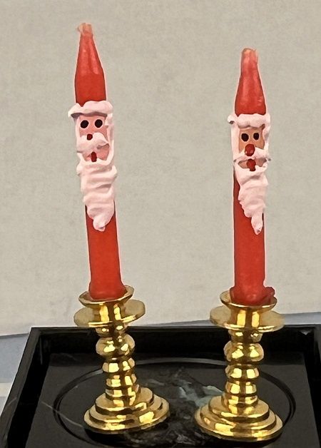 Santa Claus Candle Sticks ala109