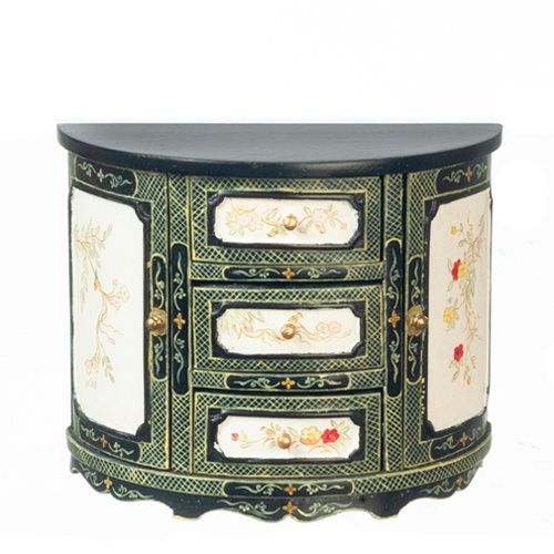 Semi Circular Credenza jj05026blk