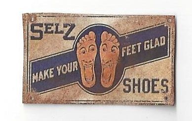 Selz Shoes Tin Sign fc035