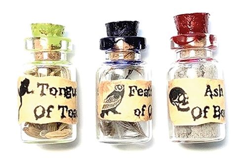 Set of Potion Jars, 3 per pack cld626