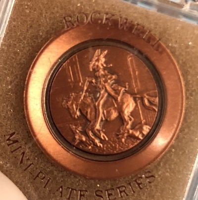 Rockwell Mini Plate "Yankee Doodle" stu103