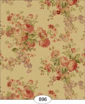 Rose Floral - Tea Stained WAL0896