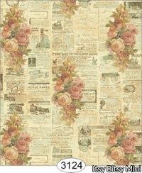 Rose Newsprint wal0412
