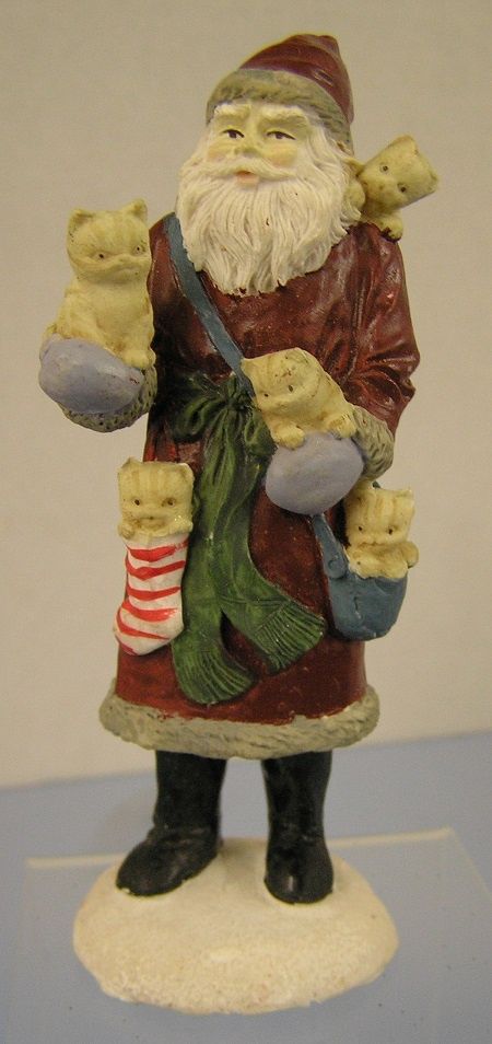 Santa Claus with Kittens ch22527