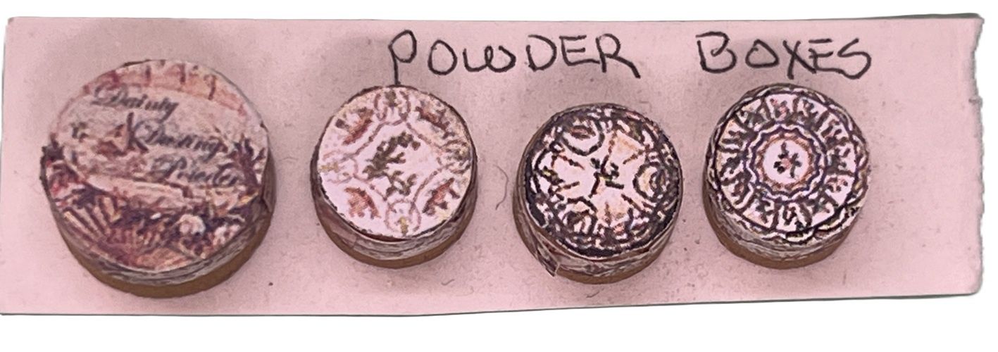 Set of 4 Powder Boxes ps096