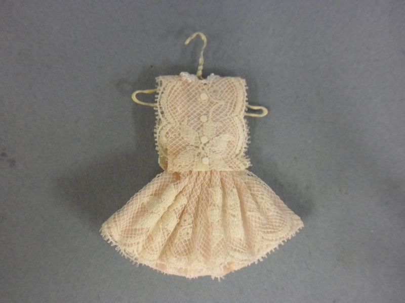 Simple Pink and Ecru Dress on Hanger MCR91513f