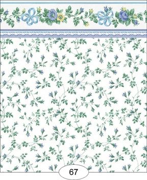 Ribbons and Bows - Blue -67 wal67