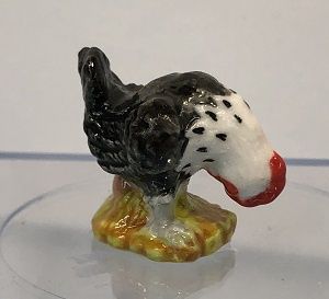 Rooster Figurine in Glazed China Five kar05