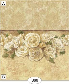 Rose Damask - Beige WAL0866
