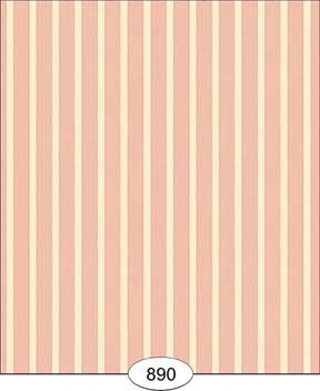 Rose Floral Stripe - Pink WAL0890