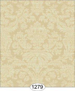 Satin Damask - Ivory WAL1279