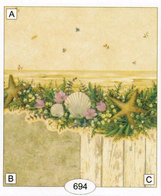 Seashell Garland 694 wal694