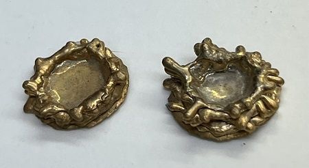 Set of Two Brass Ash Trays ALA2849