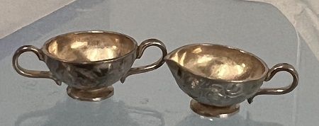 Silver Creamer and Sugar Bowls mc05308
