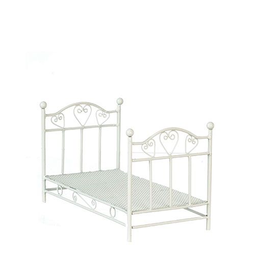 Single Bed Frame/White AZEIWF4399