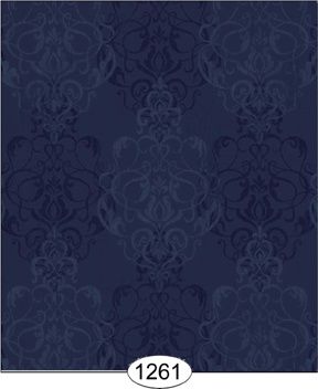 Romantic Damask - Navy WAL1261