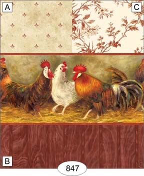 Roosters - Red WAL0847