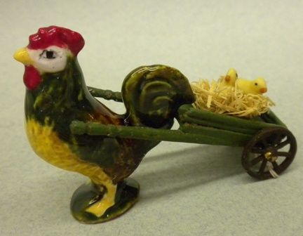 Rooster Pulling Chick Wagon wholloway