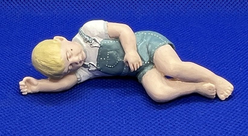 Ross Resin Doll by Susan Scogins mc496x