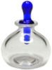 Round Glass Jar with Blue Stopper bdhb505