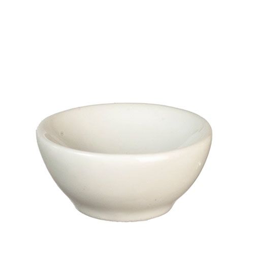 Round Ceramic Bowl/White azg6643