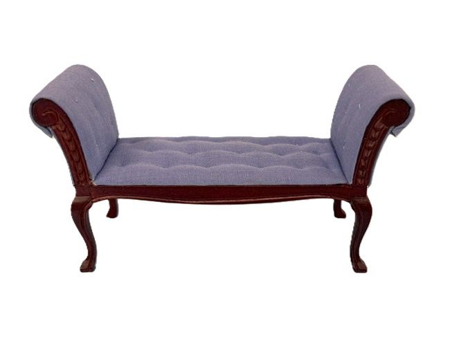 Royal Blue Upholstered Bench mc030689
