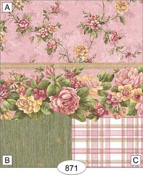 Rustic Rose 2 - Pink WAL0871
