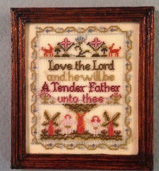 Sampler by Nichola Mascall British STR1601