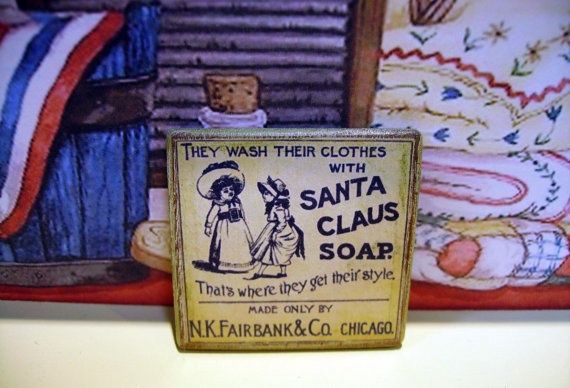Santa Claus Soap Sign LCD100