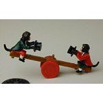 See-saw monkeys - jointed-unpainted kit photy12u