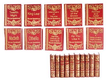 NI185 Shakespeare Books set/10