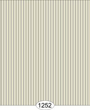 Shirt Stripe - Blue Denim on Ivory WAL1252