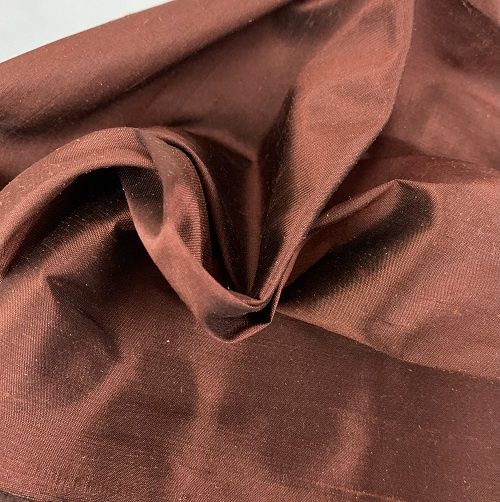Silk Taffeta in Dark Brown mc0425z