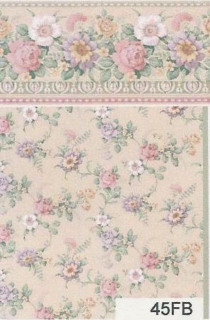 Simply Rose Green 45FB wal45F