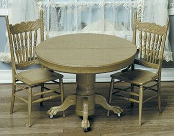 Round Table with 2 Chairs Kit cb2114