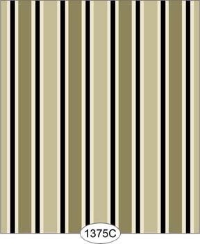 Sailboat Stripe - Black WAL1375C