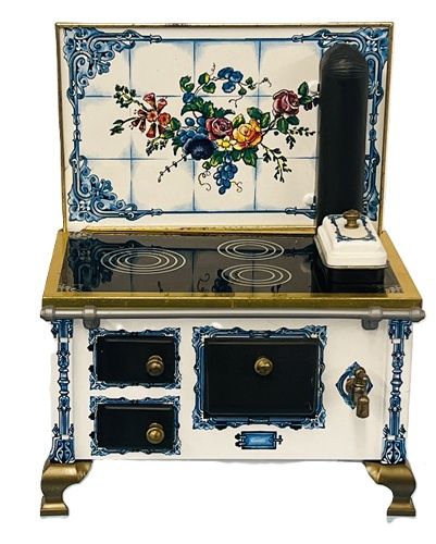 Schopper Metal Dollhouse Miniature Stove so1822