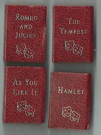 Shakespeare Books Set of 4 jac3314