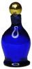 Short Cobalt Blue Glass Decanter HB511