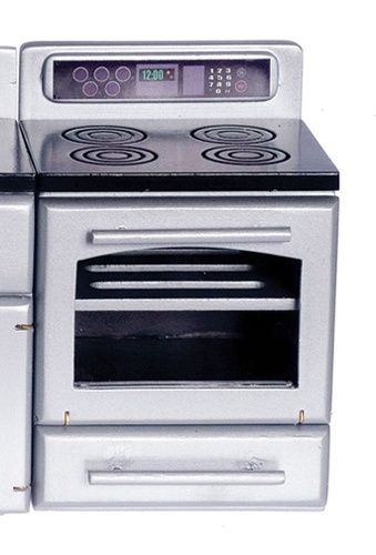 Silver Stove With Black Top AZT5456