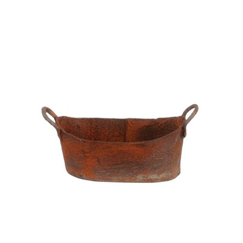 Sm.Oval Washtub/Rusted AZEIWF638