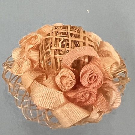 Small Ladies Peach Straw Hat mc05705