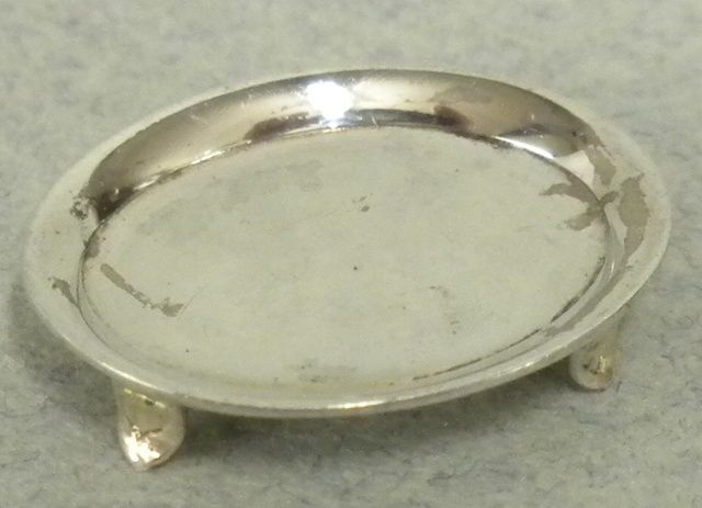 Silver Footed Calling Card Plate r2c6silver8