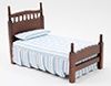 Single bed Walnut cla10063