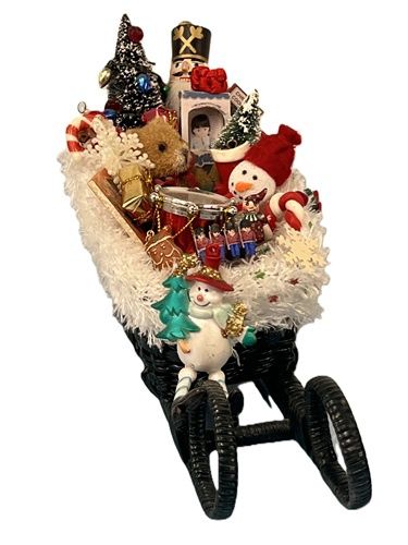 Sled Loaded with Presents ps045