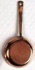 Small Copper Tinned Skillet jg518cs
