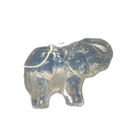 Small Clear Glass Elephant cn110276